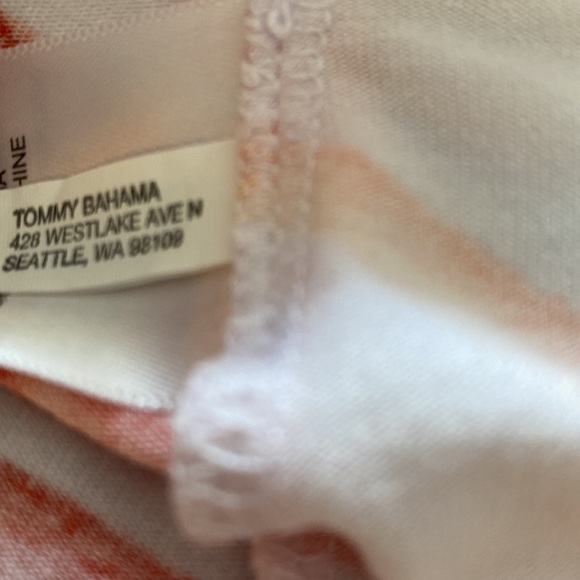 TOMMY Bahama swimsuit coverup. Gorgeous shades of orange and white print XS/TP
C - Picture 8 of 11